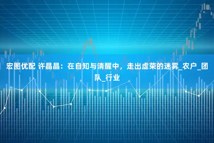 宏图优配 许晶晶：在自知与清醒中，走出虚荣的迷雾_农户_团队_行业