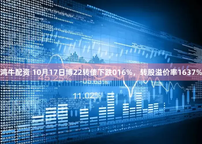 鸿牛配资 10月17日博22转债下跌016%，转股溢价率1637%